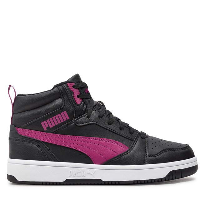 Sneakersy Puma Rebound v6 Mid Wtr Jr 394685 04 Czarny - chłopięce