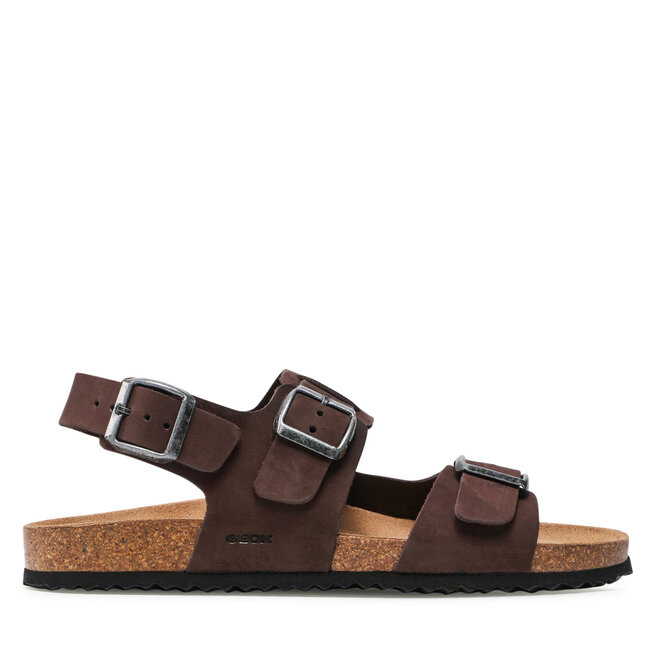 Sandały Geox U Sandal Ghita A U159VA 00032 C6024 Brązowy - męskie
