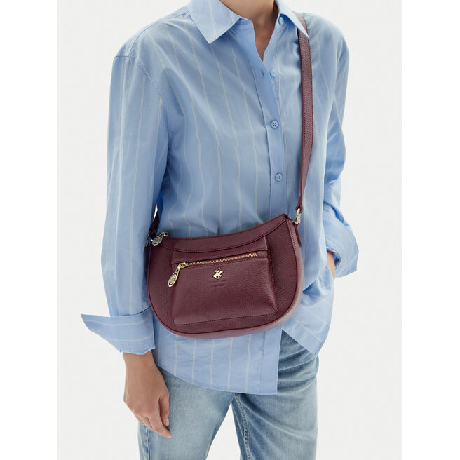 Torebka Beverly Hills Polo Club CEO-BHPC-L-017-08 Bordowy -