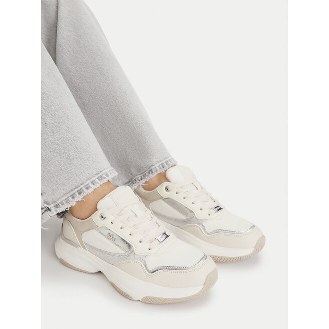 Sneakersy MEXX EO-MI001011661W Beżowy - kobiece