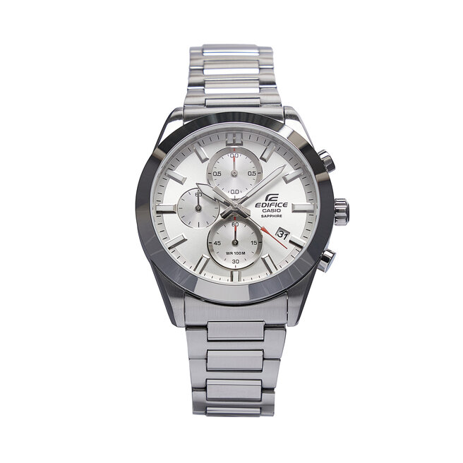 Zegarek Casio Edifice Sapphire Chronograph EFB-710D-7AVUEF Srebrny -