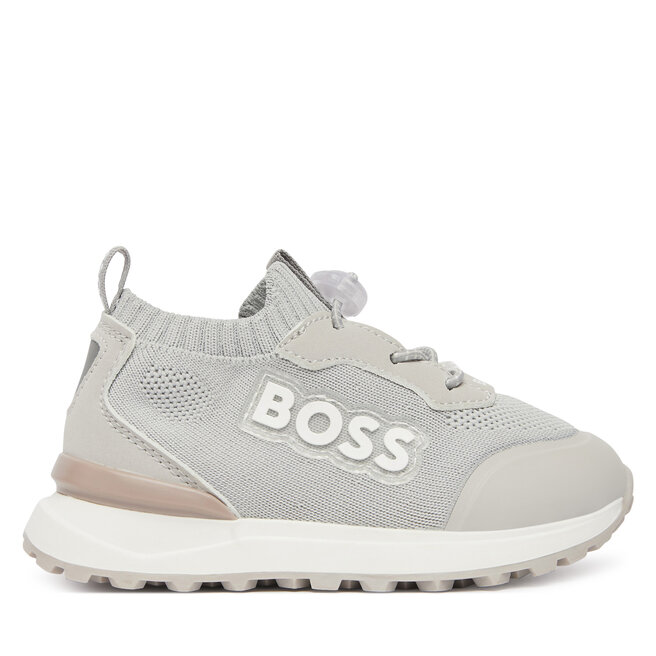 Sneakersy BOSS J52828 S Szary - chłopięce