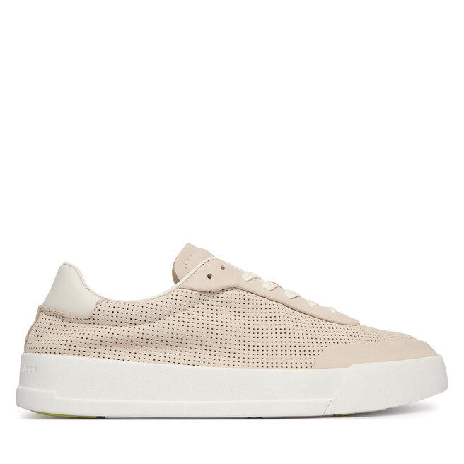 Sneakersy Tommy Hilfiger Th Court Best FM0FM05821 Beżowy - męskie