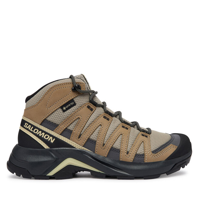 Trekkingi Salomon X-ADVENTURE RECON MID GORE-TEX L49219000 Beżowy - kobiece