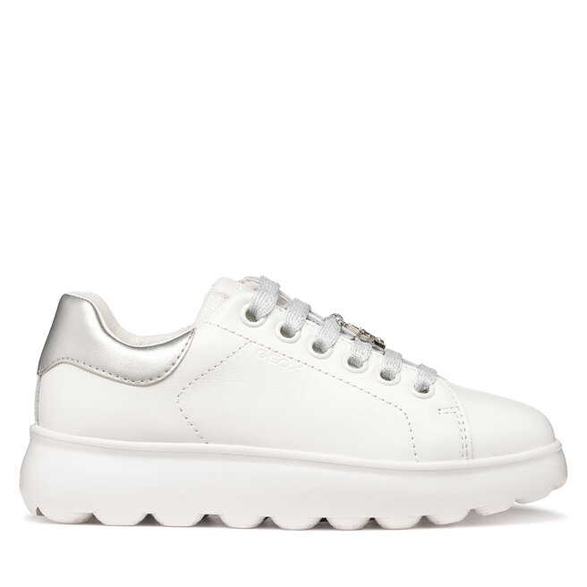 Sneakersy Geox J Puffypop Girl J65MRA 00085 C0007 S Biały - dziewczęce