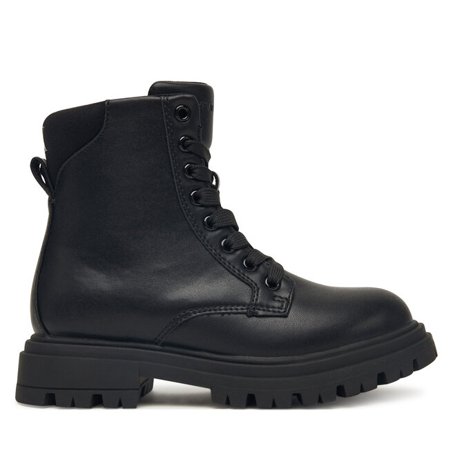 Trapery Calvin Klein Lace Up Bootie V3A5-83120-1464 S Czarny - dziewczęce