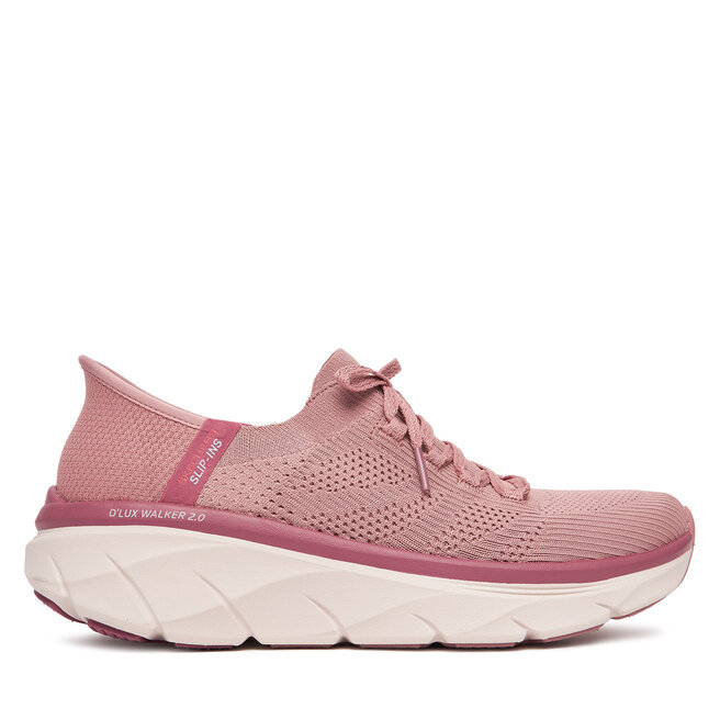 Sneakersy Skechers D'Lux Walker 2.0-Thrill Movement 150105/DKMV Szary - kobiece