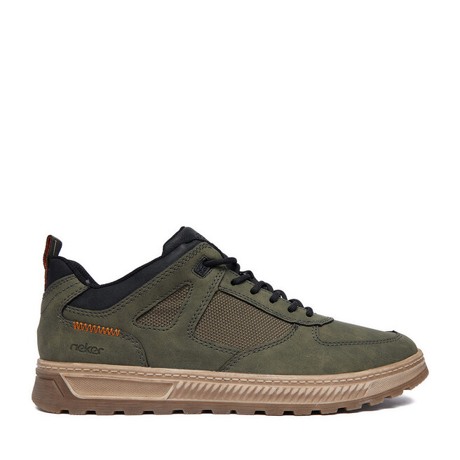 Sneakersy Rieker CEO-37004-54 Zielony ciemny - męskie