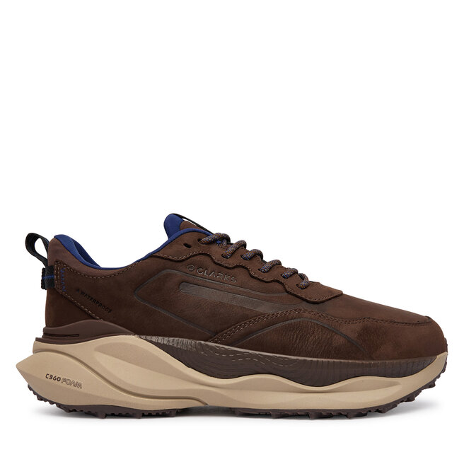 Trekkingi Clarks Pace TrailLoWP 26329591 Brązowy - męskie