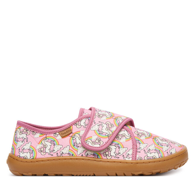 Kapcie Froddo Barefoot Slippers G1700421-4 D Różowy - dziewczęce