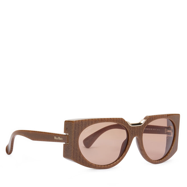 Okulary przeciwsłoneczne Max Mara MM0123 56E Brązowy - kobiece