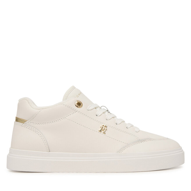 Sneakersy Tommy Hilfiger Th Chic Cupsole Mc FW0FW09595 Biały - kobiece