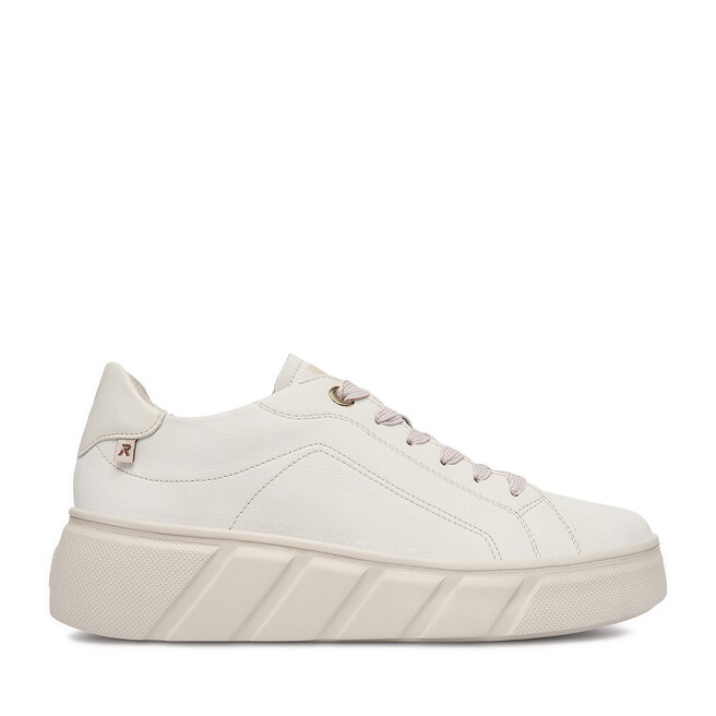 Sneakersy Rieker CEO-W2601-82 Kremowy - kobiece