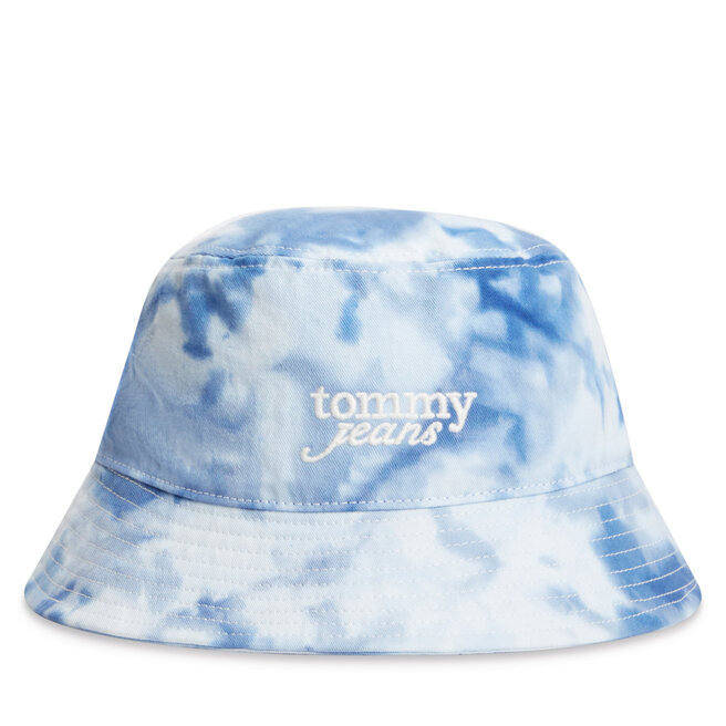 Kapelusz Tommy Jeans Bucket Tiedye AW0AW18834 Niebieski -
