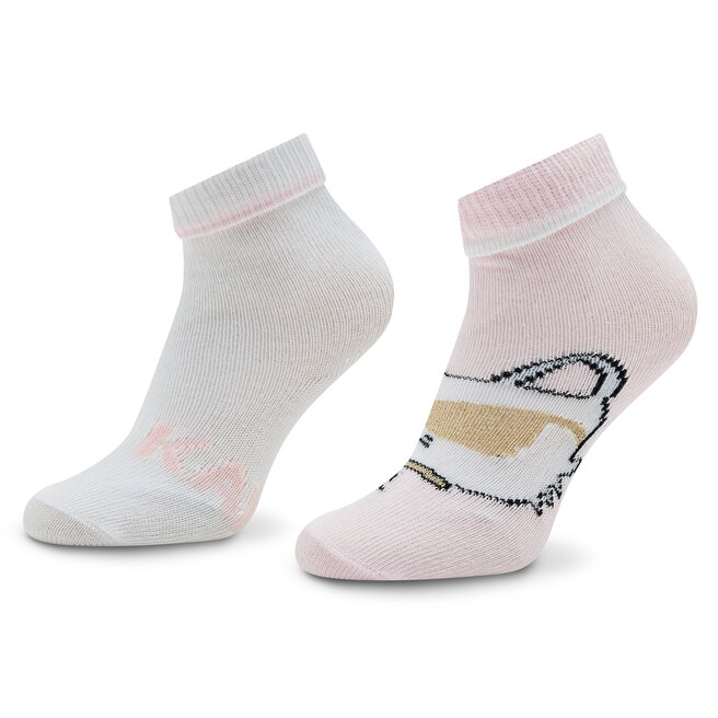 Skarpety krótkie Karl Lagerfeld Kids Z90039 Różowy - dziecięce