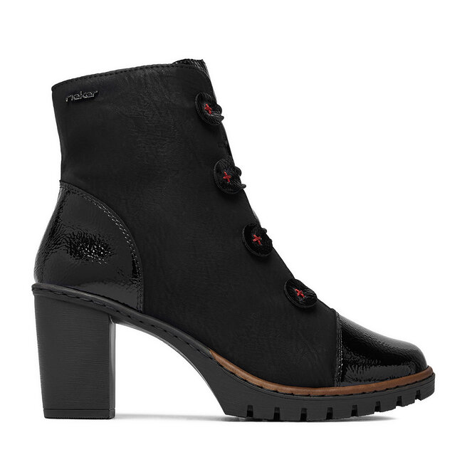 Botki Rieker CEO-Y2576-00 Czarny - kobiece