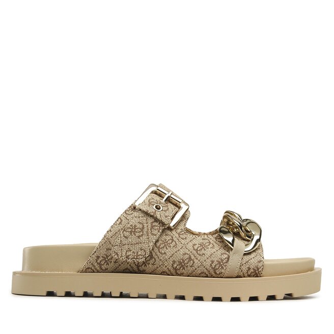 Klapki Guess Fatema2 FL6FT2 FAL03 Brązowy -