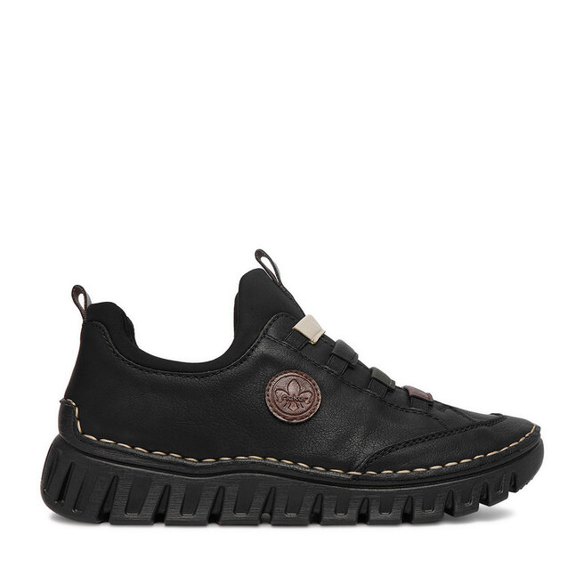 Sneakersy Rieker CEO-57550-00 Czarny - kobiece