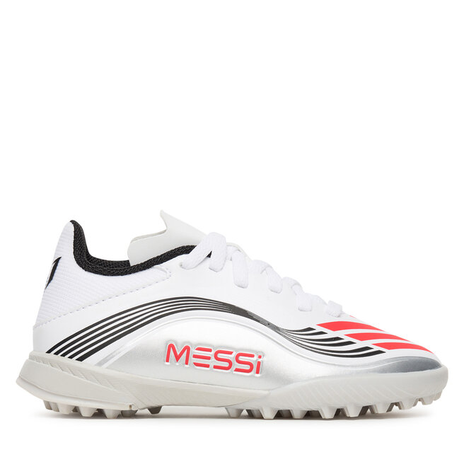 Buty do piłki nożnej adidas F50 Messi League JP7456 Biały - dziecięce