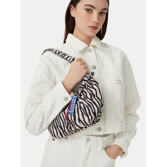 Torebka Tommy Jeans Tjw Icon Charms Zebra Shlder Bag AW0AW18882 Kolorowy -