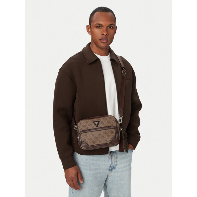 Saszetka Guess Milano HMMIL LP6222 Brązowy jasny -