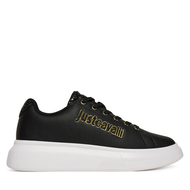 Sneakersy Just Cavalli 79RA3SB3 ZPB46 Czarny - kobiece