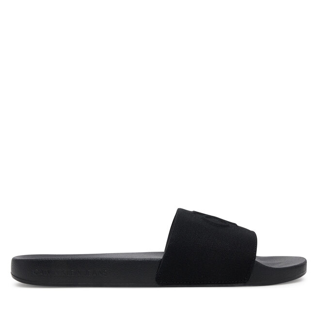 Klapki Calvin Klein Jeans Slide Hf Mono Cv YM0YM01282 Czarny -