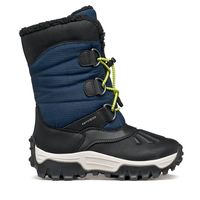 Śniegowce Geox J Himalaya Boy B Abx J46FRA 0FU50 C0045 S Granatowy - chłopięce