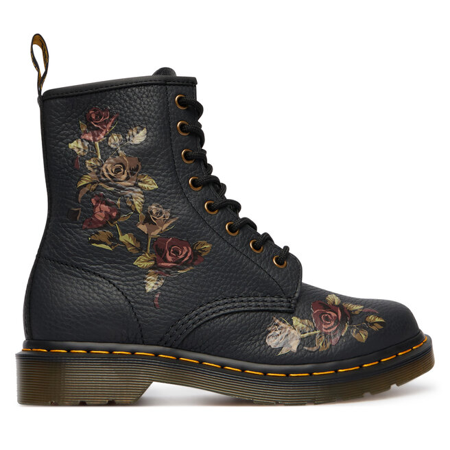 Trapery Dr. Martens 1460 Decayed Roses DM32070001 Czarny - kobiece