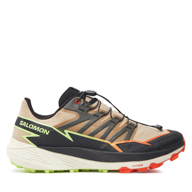 Buty do biegania Salomon Thundercross L47688400 Brązowy - męskie
