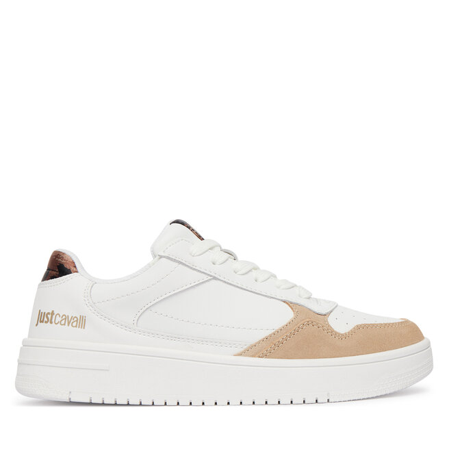 Sneakersy Just Cavalli 80RA3SM3 ZPC06 Biały - kobiece