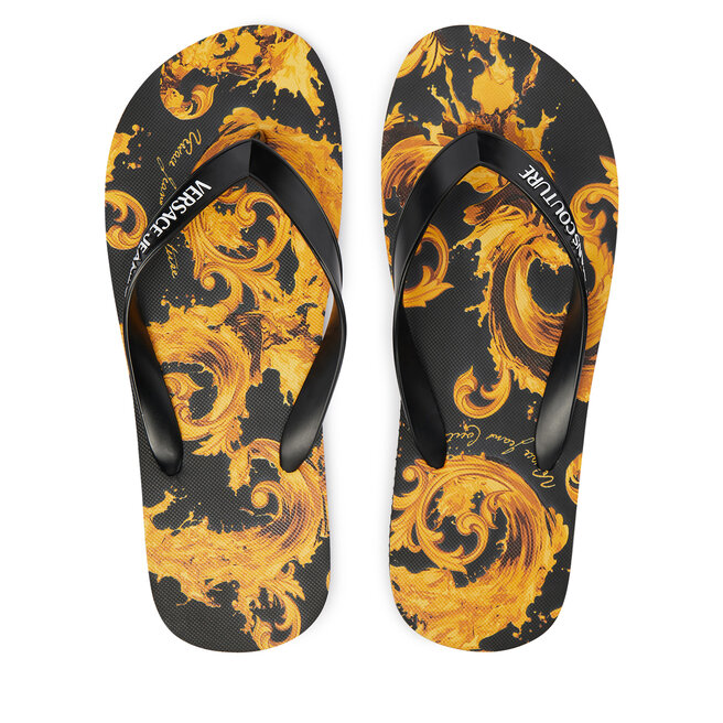Japonki Versace Jeans Couture 80YA3SQ7 ZSS80 Czarny -