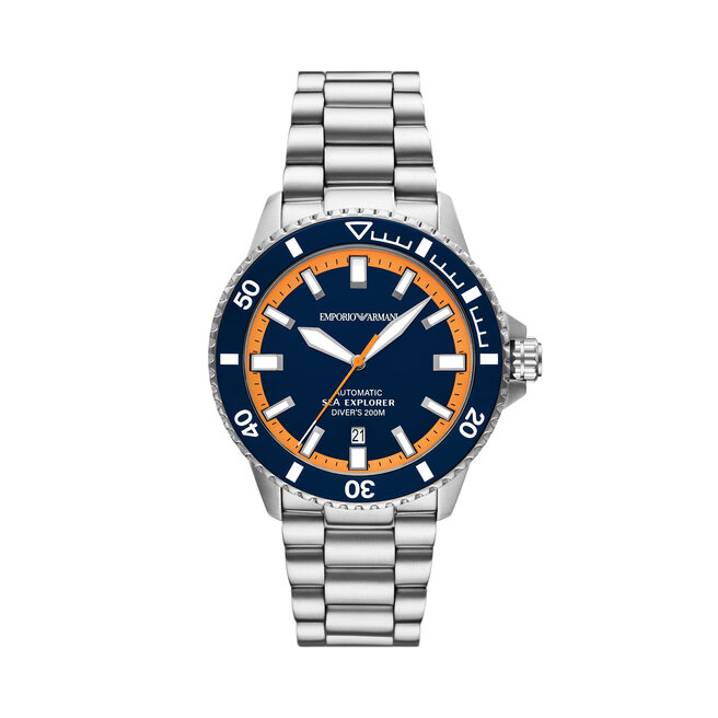 Zegarek Emporio Armani Sea Explorer AR60090 Srebrny -