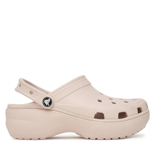 Klapki Crocs Classic Platform Clog 206750 Beżowy -