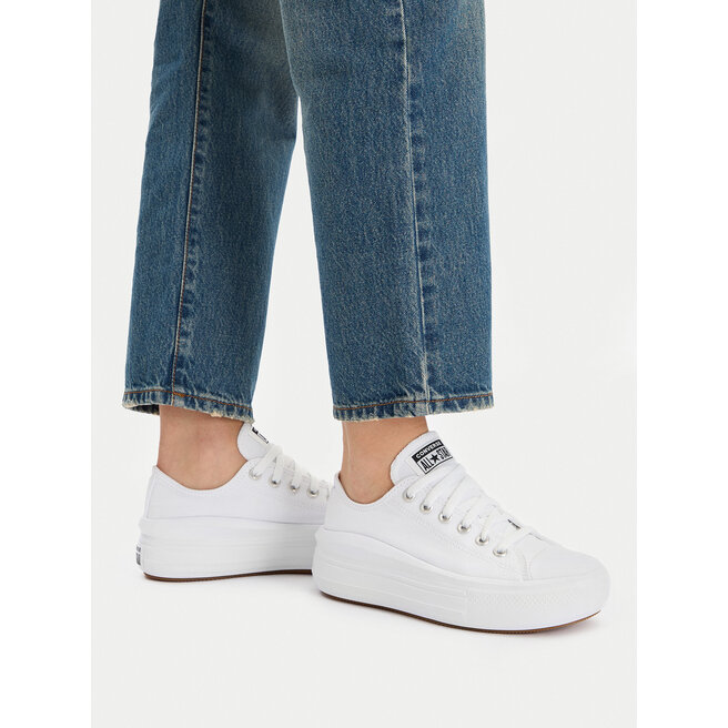 Trampki Converse Ctas Move Ox 570257C Biały - kobiece