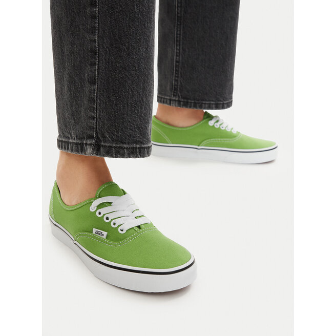 Tenisówki Vans Authentic VN000D7YFPB1 Zielony - kobiece