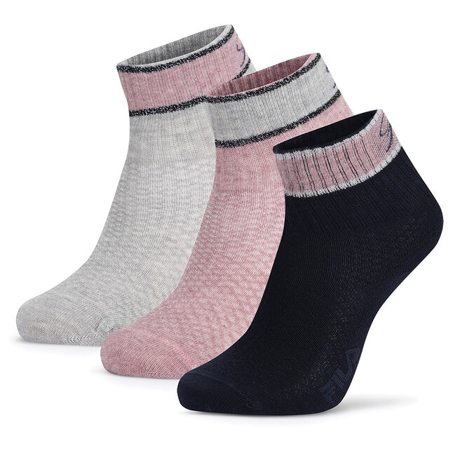 Skarpety krótkie Fila F8206-AW24 (3-pack) Różowy - dziecięce