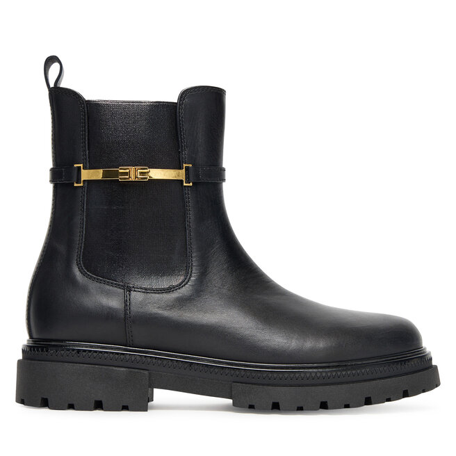 Botki Elisabetta Franchi Chelsea Bot F4A5-E0441-1251 D Czarny - kobiece