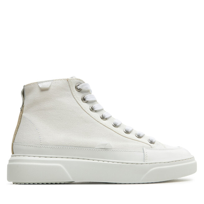 Sneakersy Inuikii Canvas Lex High 50103-991 Biały - męskie