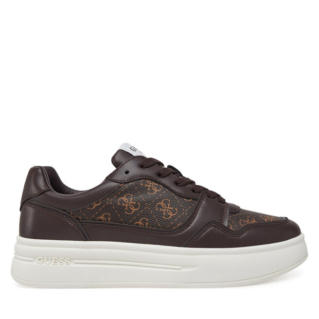 Sneakersy Guess FMJWII LEA12 Brązowy - męskie
