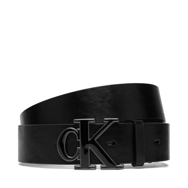 Pasek Calvin Klein Ck Enamel Buckle 40Mm LV04D7150G Czarny -