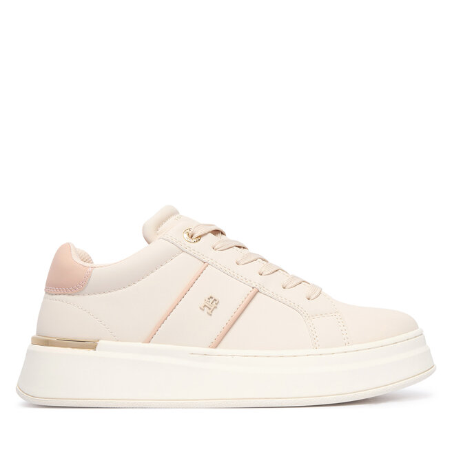 Sneakersy Tommy Hilfiger T3A9-35091-1355359 D Beżowy jasny - dziewczęce