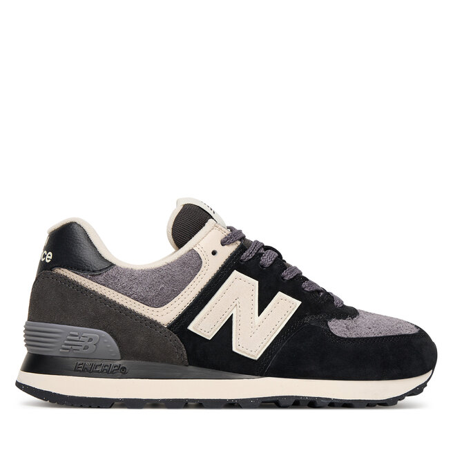 Sneakersy New Balance U574SBK W Czarny - kobiece