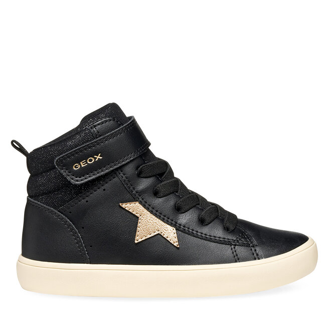 Sneakersy Geox J Gisli Girl J564NC 054AS C9BB5 M Czarny - dziewczęce