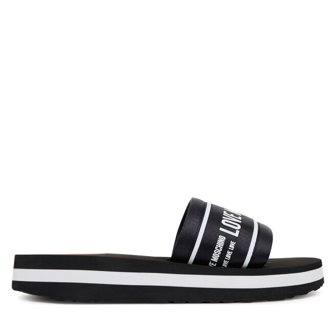 Klapki LOVE MOSCHINO JA28334G0MIX6000 Czarny -