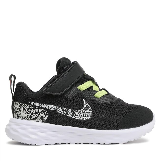 Sneakersy Nike Revolution 6 Nn Jp DV3183 001 Czarny - chłopięce