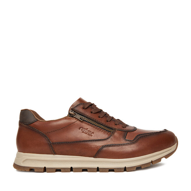 Sneakersy Rieker B0504-24 Brązowy - męskie