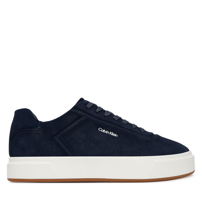 Sneakersy Calvin Klein Basket Cupsole Oxf Lup Hf Su HM0HM02131 Granatowy - męskie