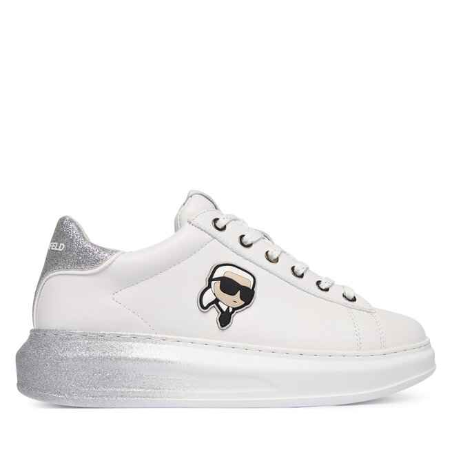 Sneakersy KARL LAGERFELD Kapri KL62530F Biały - kobiece