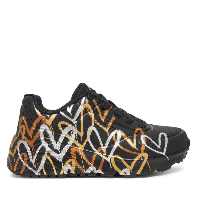 Sneakersy Skechers 314067L/BKGD Czarny - dziewczęce
